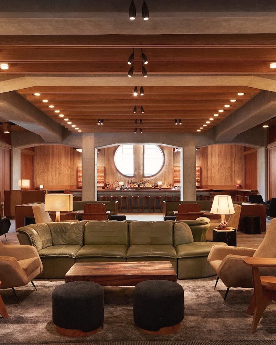 The lobby at Ace Hotel Brooklyn