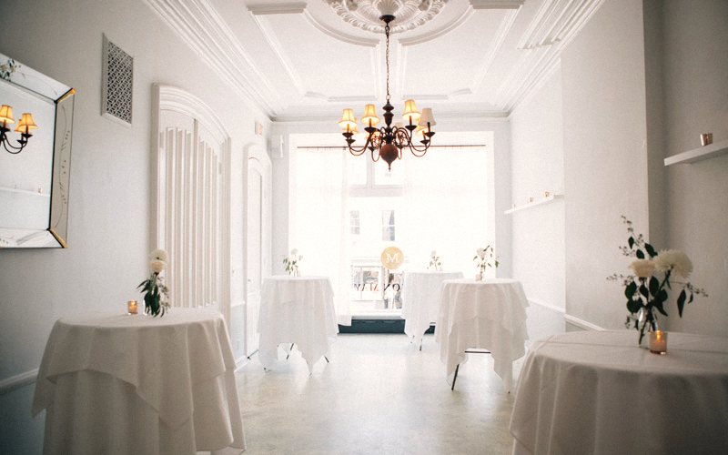 Cocktails on the parlor floor