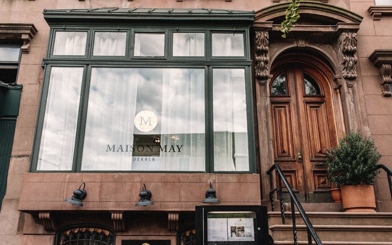 The Maison May brownstone on DeKalb Avenue